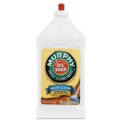 Murphy® Oil Soap Squirt and Mop Floor Cleaner, 32 oz Bottle, Lemon Scent, 6/Carton