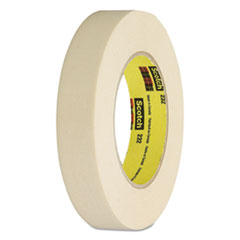 Scotch® High-Performance Masking Tape 232, 3" Core, 18 mm x 55 m, Tan