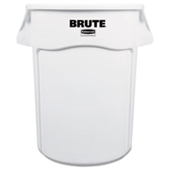 Rubbermaid® Commercial Brute Round Container, 44 gallon, White