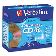 Verbatim® CD-R Archival Grade Recordable Disc