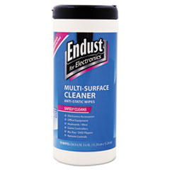 Endust® Antistatic Premoistened Wipes for Electronics