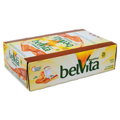 Nabisco® belVita Breakfast Biscuits, Peanut Butter Sandwich, 1.76 oz Pack, 8/Box