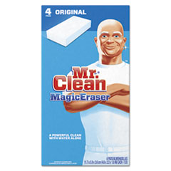 Mr. Clean® Magic Eraser - All Purpose, 2 2/5" x 4 3/5", 1" Thick, White, 24/Ctn