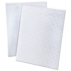 Ampad® Quadrille Pads, Quadrille Rule (4 sq/in), 50 White (Standard 15 lb Bond) 8.5 x 11 Sheets