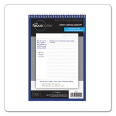 TOPS™ FocusNotes Steno Book, 6 x 9, White, 80 Sheets
