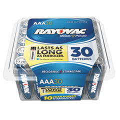 Rayovac® High Energy Premium Alkaline Battery, AAA, 30/Pack