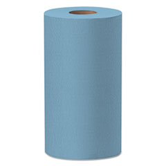 WypAll® X60 Cloths, Small Roll, 13.5 x 19.6, Blue, 130/Roll, 6 Rolls/Carton