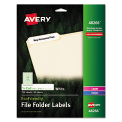 Avery® EcoFriendly Permanent File Folder Labels