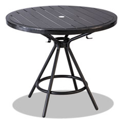 CoGo Tables, Steel, Round, 36" Diameter x 29.5h, Black