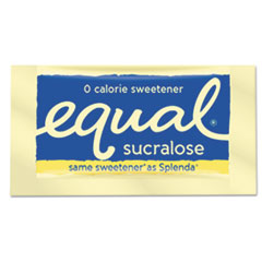 Equal® Zero Calorie Sweetener, 0.035 oz Packet, 500/Box