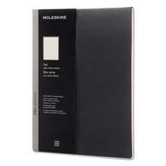 Moleskine® Professional Pad, Ruled, 8 1/2 x 11, Black, 96 Sheets