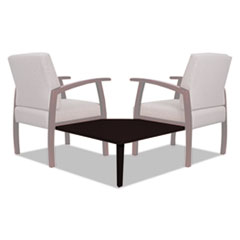 Alera® Alera Reception Lounge 700 Series Gang Table, Corner, 27.5 x 27.5, Mahogany