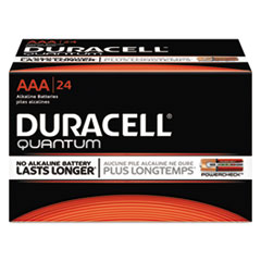 Duracell® Quantum Alkaline Batteries, AAA, 24/BX
