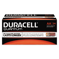 Duracell® Quantum Alkaline Batteries, AA, 24/BX