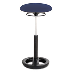 Twixt Extended-Height Ergonomic Chair, Supports Up to 250 lb, 22" to 32"  Seat Height, Blue Seat, Blue Back, Black Base