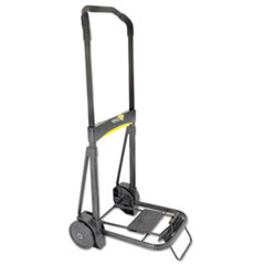 Kantek Ultra-Lite Folding Cart, 250 lb Capacity, 11 x 13.25 Platform, Black