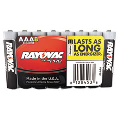Rayovac® Ultra Pro Alkaline Batteries, AAA, 8/Pack
