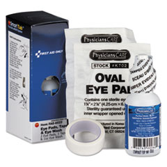 First Aid Only™ SmartCompliance Eyewash Set with Eyepads and Adhesive Tape