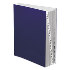 Pendaflex® Expanding Desk File, 42 Dividers, Month/Date Index, Letter Size, Dark Blue Cover