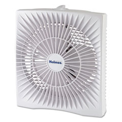 Holmes® 10" Personal Size Box Fan, Plastic, White