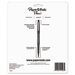 Paper Mate Point Guard Flair Bullet Point Stick Pen, Assorted Colors, .7mm, 24/