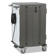 Ergotron® YES36 Charging Cart for Mini-Laptops, 48.5 x 33.5 x 27.75, Gray; White