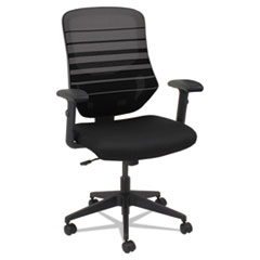 Alera® Alera Embre Series Mesh Mid-Back Chair, Black/Taupe