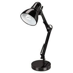 Alera® Architect Desk Lamp, Adjustable Arm, 6.75w x 11.5d x 22h, Black