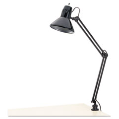Alera® Architect Lamp, Adjustable, Clamp-on, 6.75"w x 20"d x 28"h, Black