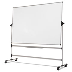 MasterVision® Earth Silver Easy Clean Mobile Revolver Dry Erase Boards