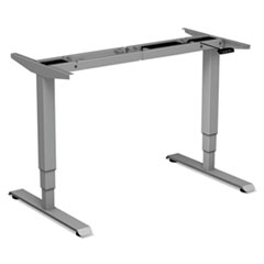 Alera® AdaptivErgo 3-Stage Electric Height-Adjustable Table Base with Memory Controls, 48 to 72 w x 24 to 36d x 25 to 50.7h, Gray