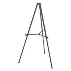 MasterVision® Quantum Heavy Duty Display Easel, 35.62" - 61.22"H, Plastic, Black