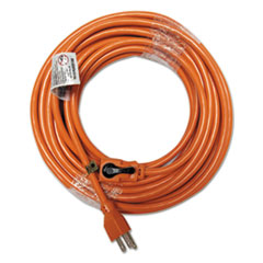 Innovera® Indoor Extension Cord, Locking Plug, 50ft, Orange