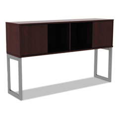 Alera® Alera Open Office Desk Series Hutch, 59w x 15d x 36.38h, Mahogany