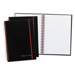 Black n' Red™ Twinwire Semi Rigid Notebook Plus Pack, Legal, 8 1/4 x 5 7/8, 70 Sheets, 3/PK