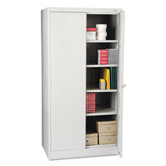 Tennsco 72" High Standard Cabinet (Unassembled), 36w x 24d x 72h, Light Gray