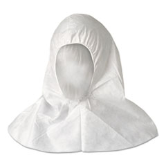 KleenGuard* A20 Breathable Particle Protection Hood, White, One Size Fits All, 100/Ctn