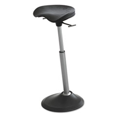 Safco® Active Mobis II Seat by Focal Upright, Black with Black Base