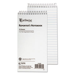 Ampad® Earthwise® by Ampad® Recycled Reporter's Notebook