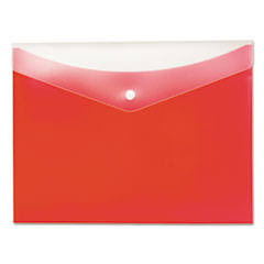 Pendaflex® Poly Snap Envelope, 8 1/2 x 11, Strawberry