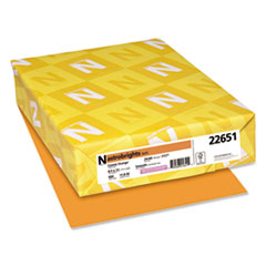 Astrobrights® Color Paper, 24 lb Bond Weight, 8.5 x 11, Cosmic Orange, 500/Ream