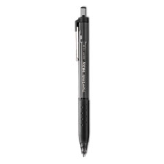 Paper Mate® InkJoy 300 RT Ballpoint Pen, Refillable, Retractable, Medium 1 mm, Black Ink, Black Barrel, Dozen