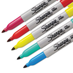 Sharpie® Fine Tip Permanent Marker, Color Burst Assortment, 5/Pack