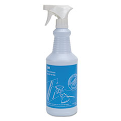 3M™ Fast-Drying Glass Cleaner w/o Ammonia, 32oz Spray Bottle, 12/Carton