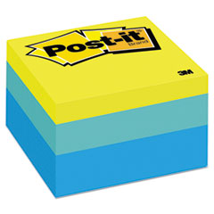 Details about   NEW Post-it Mini Cubes 2 x 2 Canary Yellow/Green Wave 400-Sheet 3/Pack 