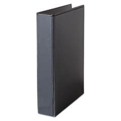 Universal® Deluxe Easy-to-Open D-Ring View Binder, 1-1/2" Capacity, 8-1/2 x 11, Black