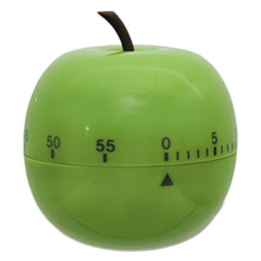 Baumgartens® Shaped Timer, 4 1/2" dia., Green Apple