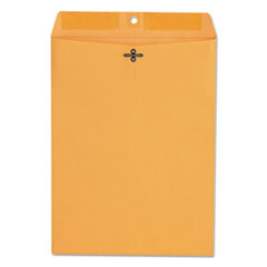 Universal® Kraft Clasp Envelope, #90, Square Flap, Clasp/Gummed Closure, 9 x 12, Brown Kraft, 100/Box