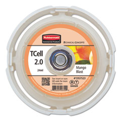 Rubbermaid® Commercial TC TCell 2.0 Air Freshener Refill, Mango Blast, 24 mL Cartridge, 6/Carton