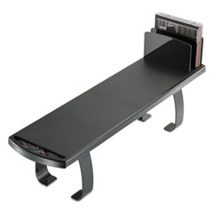 Universal® Heavy Duty Plastic Shelf, 25 5/8 x 7 x 6 3/4, Black